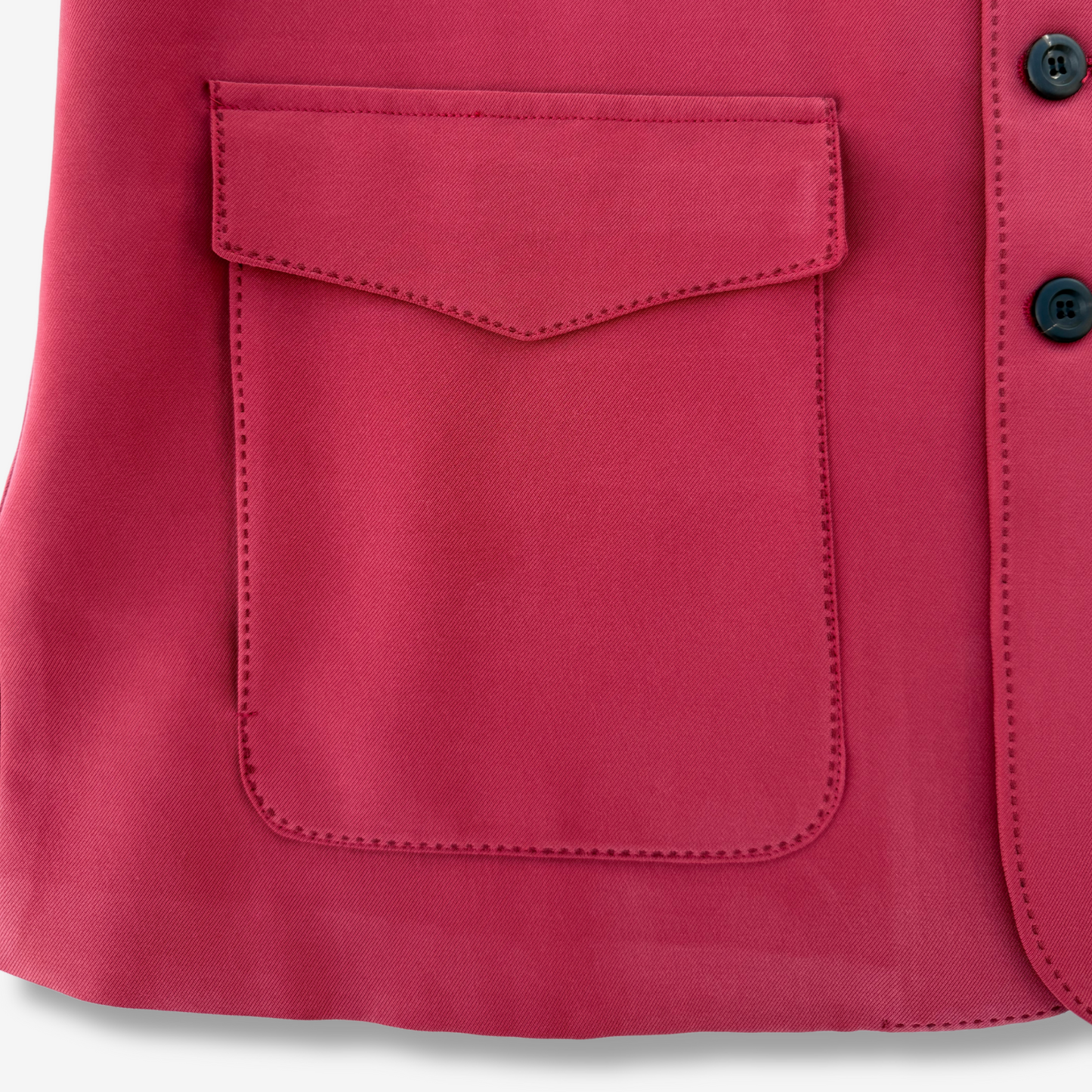 Men's Rich Burgundy Stone Wash Waistcoat - 228001