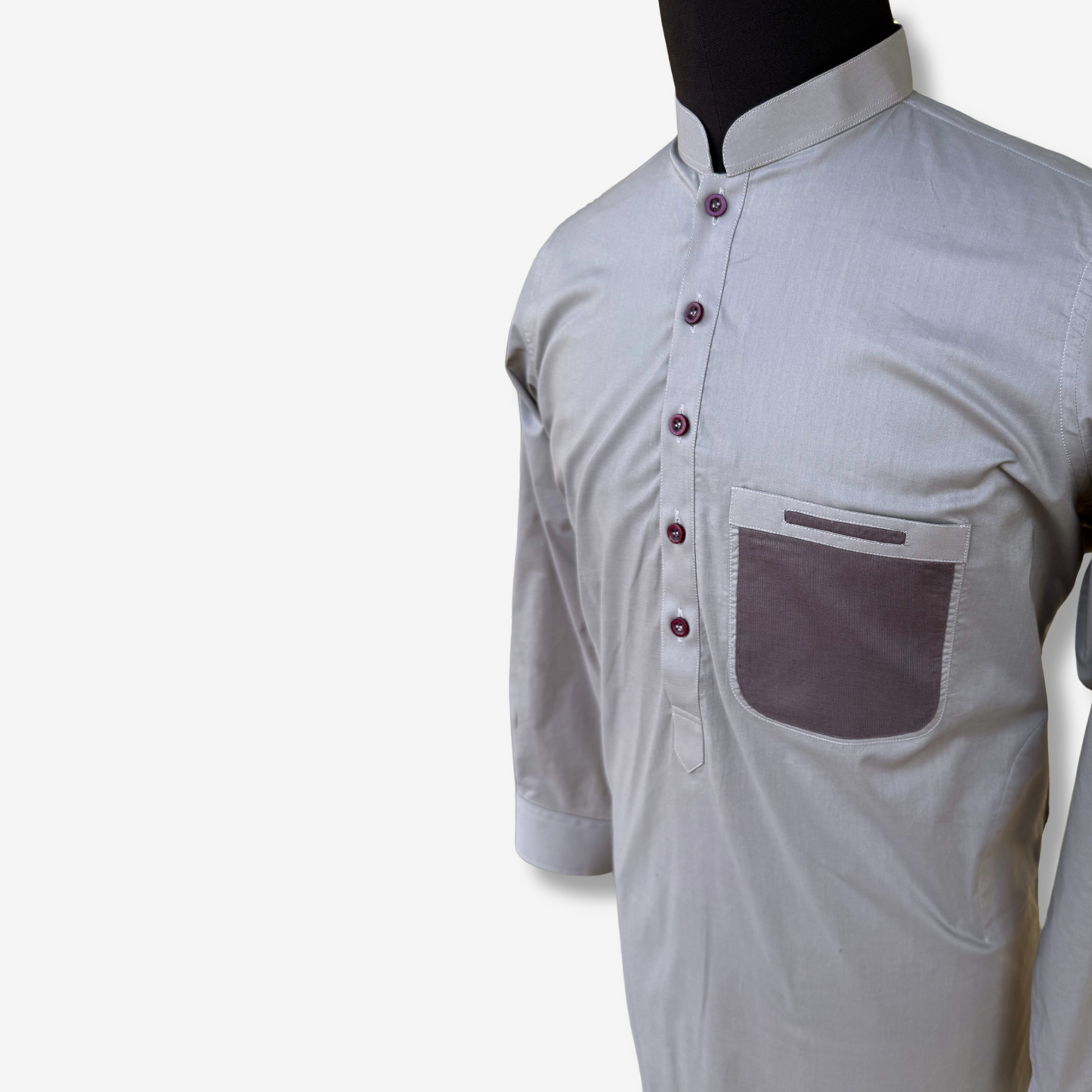 Men's Light Magenta Cotton Shalwar Kameez - 111012