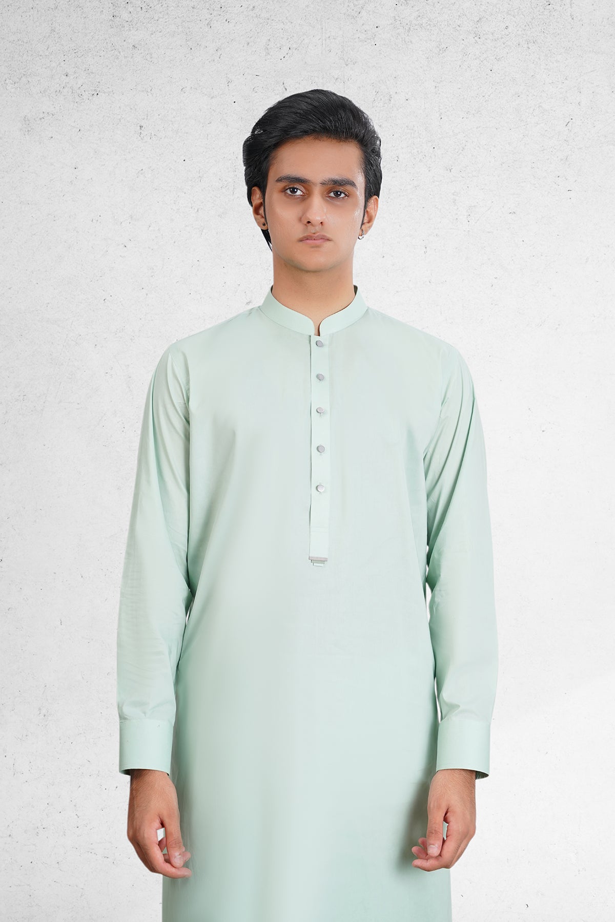 Men's Light Teal Shalwar Kameez - 111023