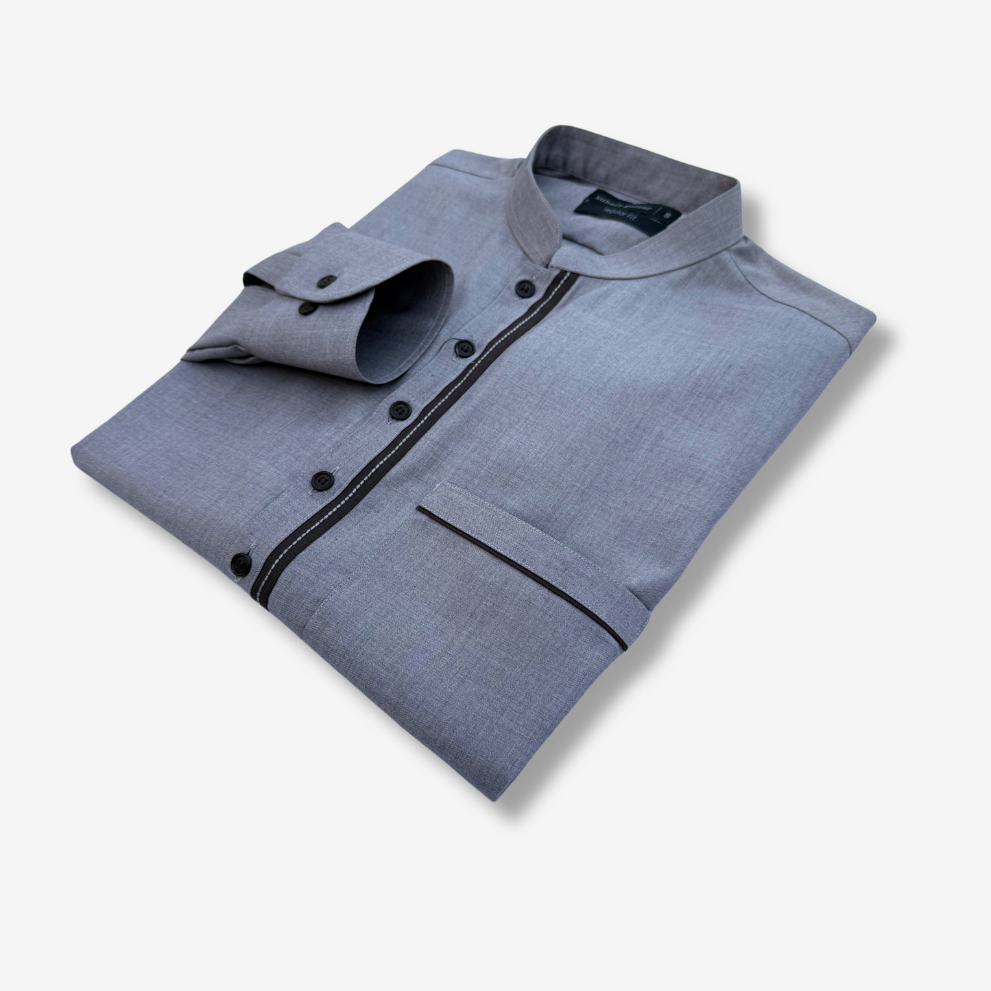 Men's Lilac Grey TR Shalwar Kameez - 113010