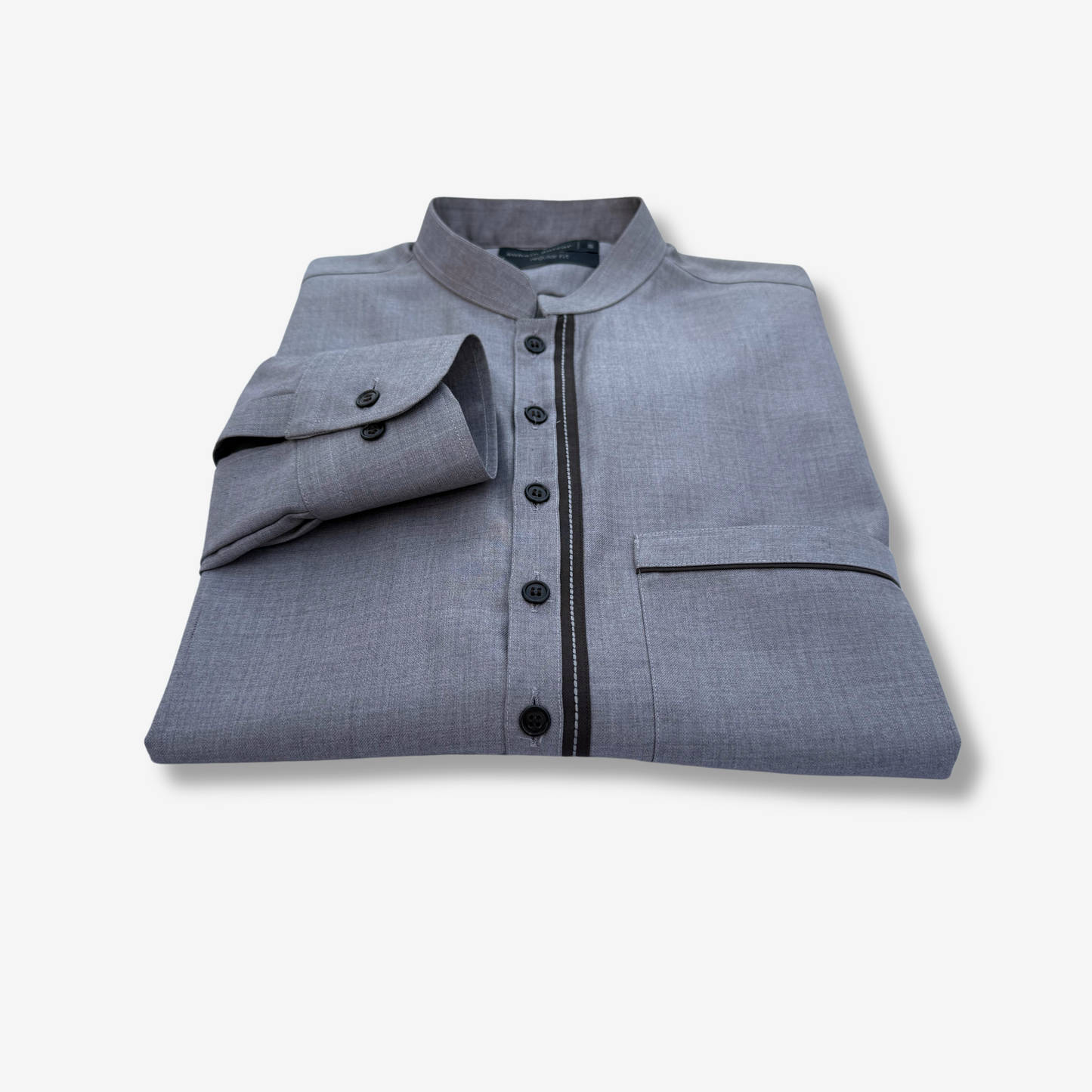 Men's Lilac Grey TR Shalwar Kameez - 113010
