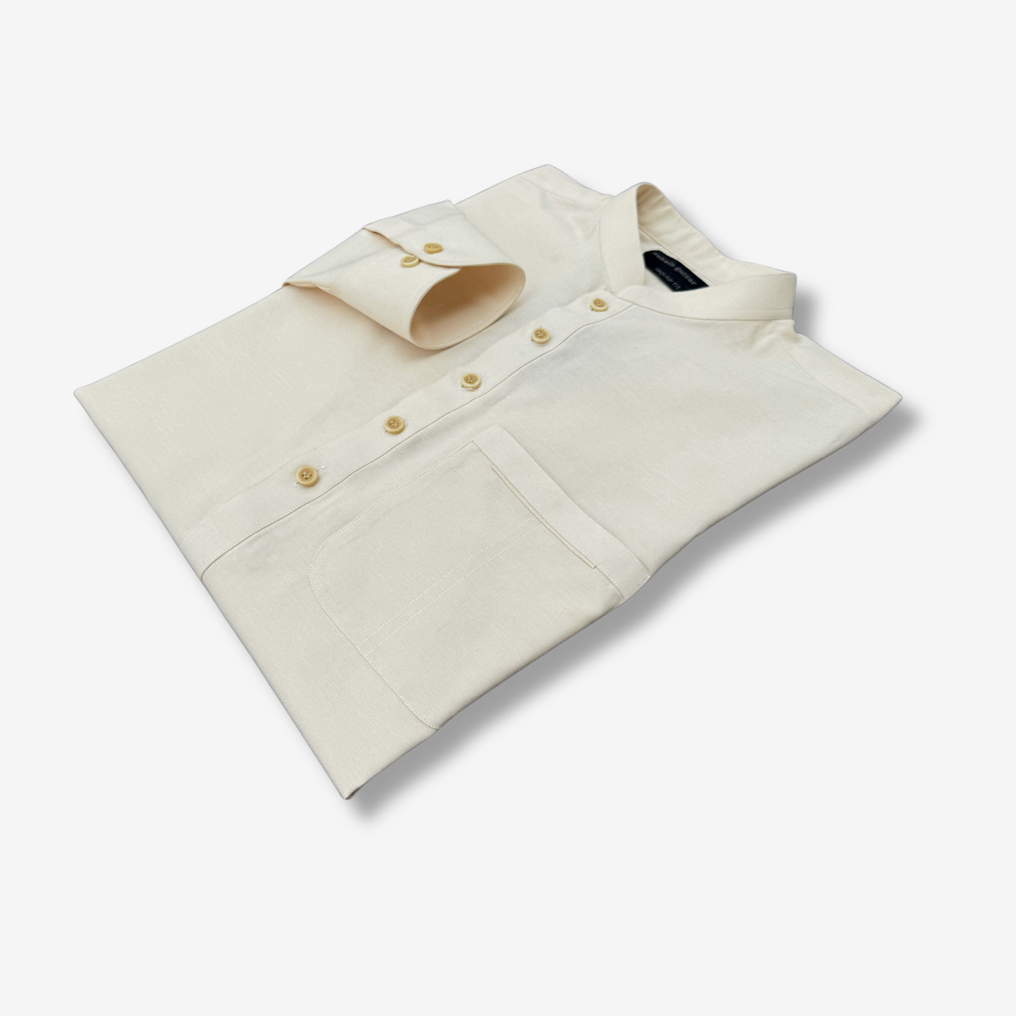 Men's Pale Yellow Irish Cotton Shalwar Kameez - 111006