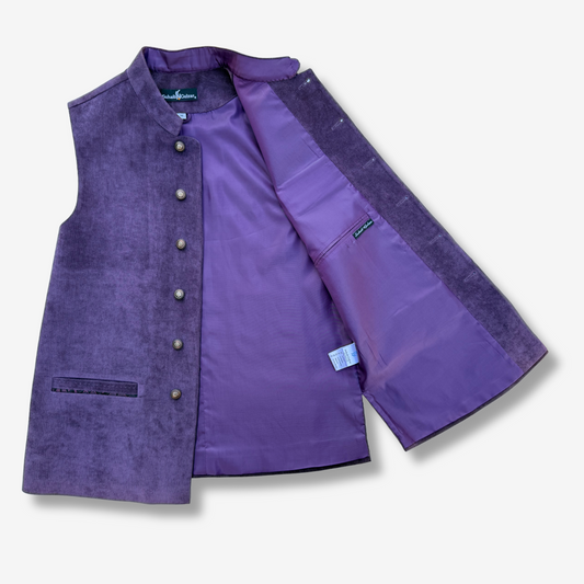 Men's Purple Haze Corduroy Waistcoat - 224012