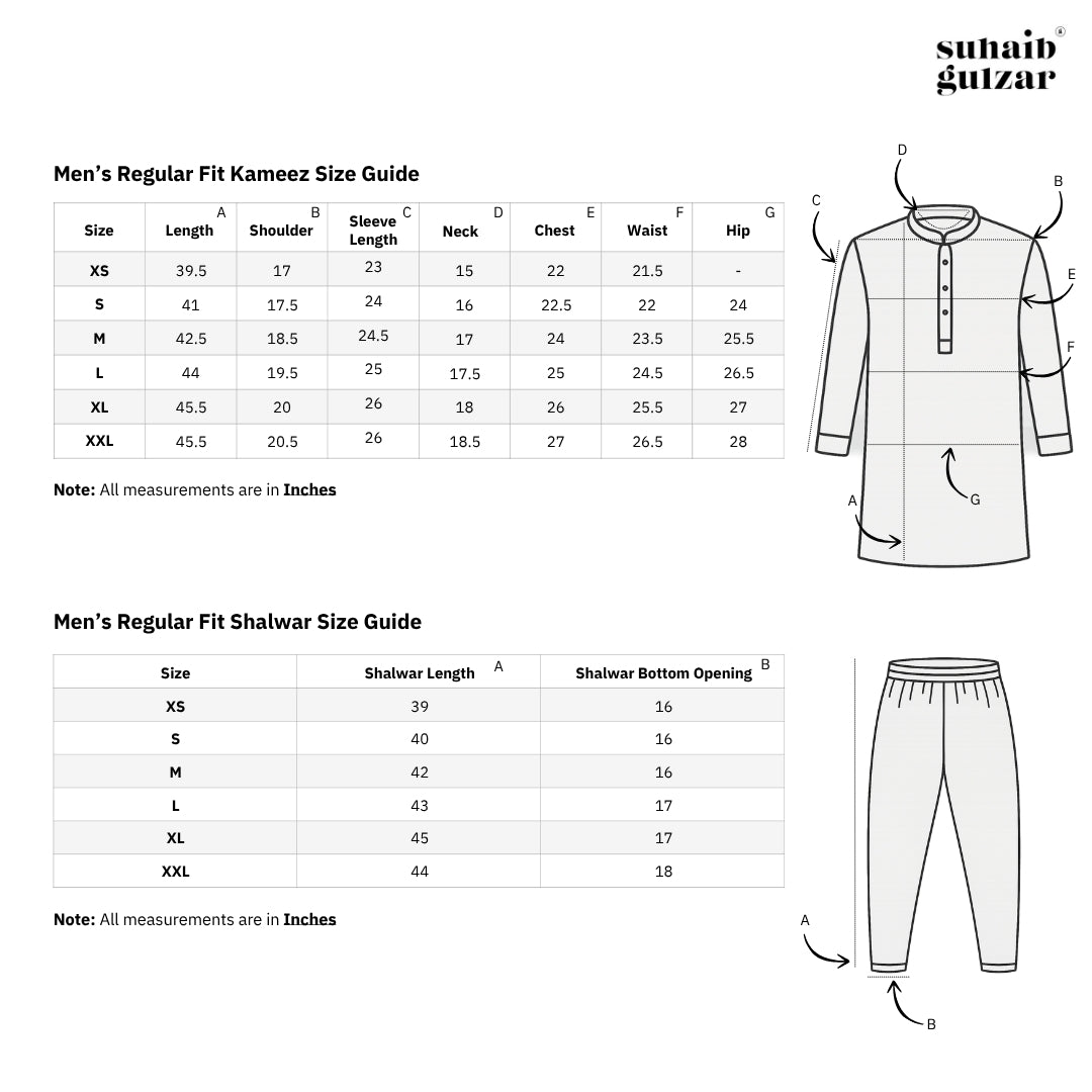 Men's Shalwar Kameez MTO - Art.022