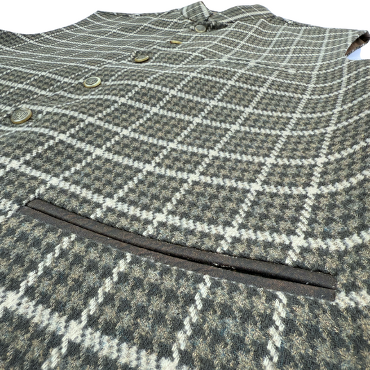 Men's Sage Green Wool Touch Waistcoat - 226002