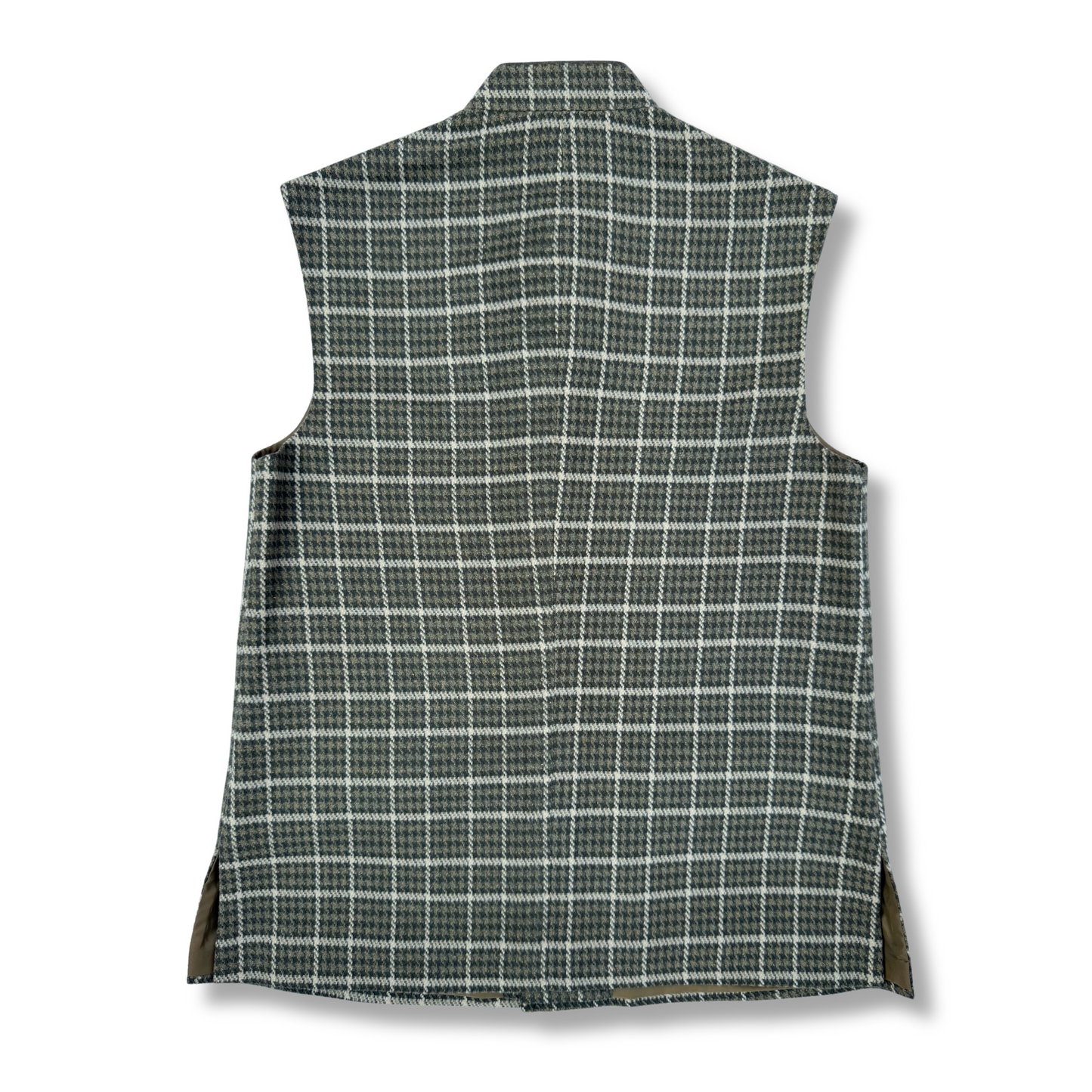 Men's Sage Green Wool Touch Waistcoat - 226002