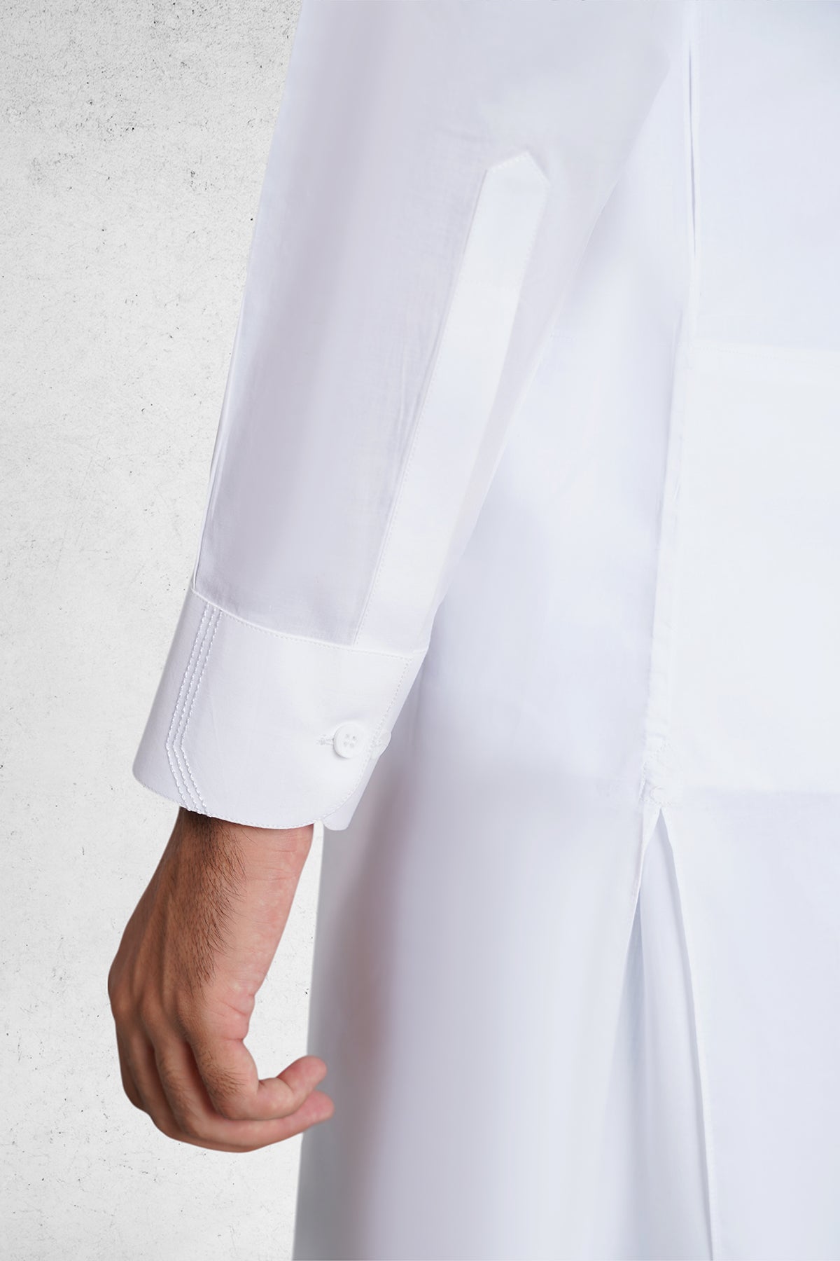 Men's Snow White Shalwar Kameez - 111025