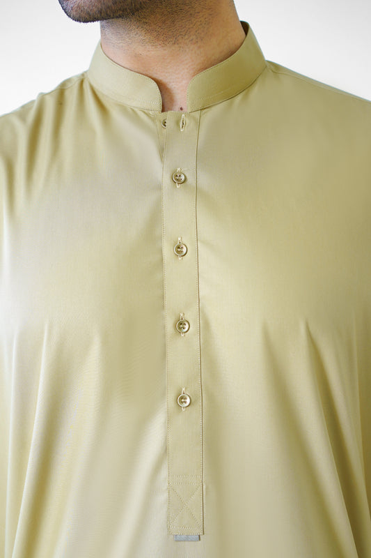 Men's W&W Blend Green Mist Shalwar Kameez - 112016