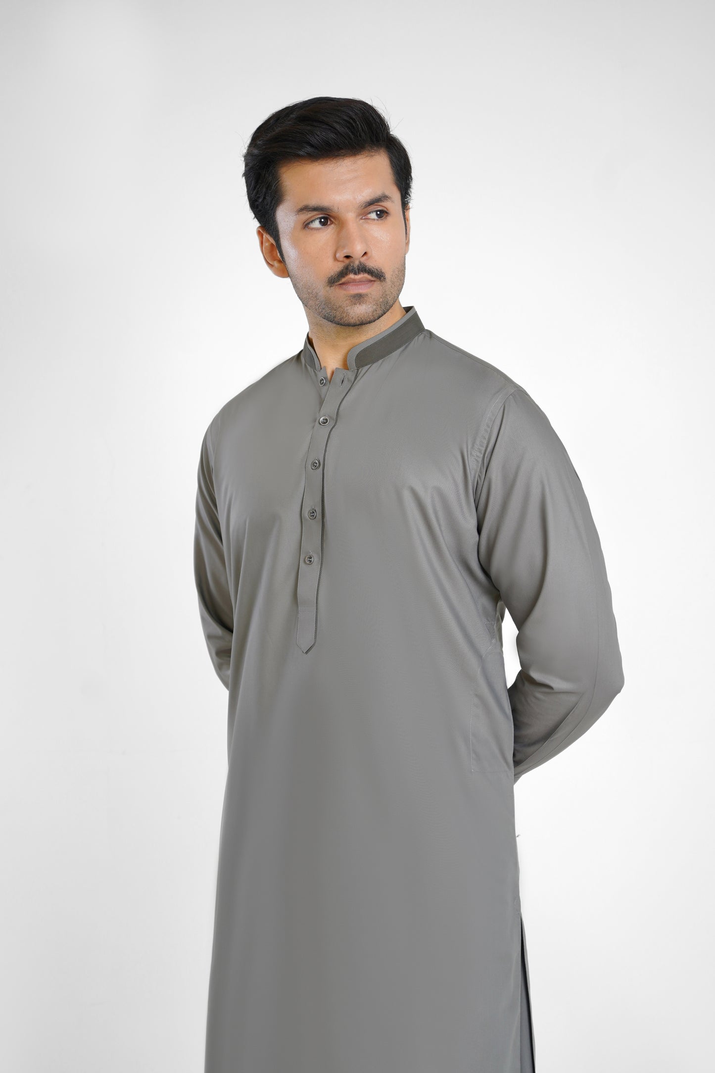 Men's W&W Blend Oslo Gray Shalwar Kameez - 112014