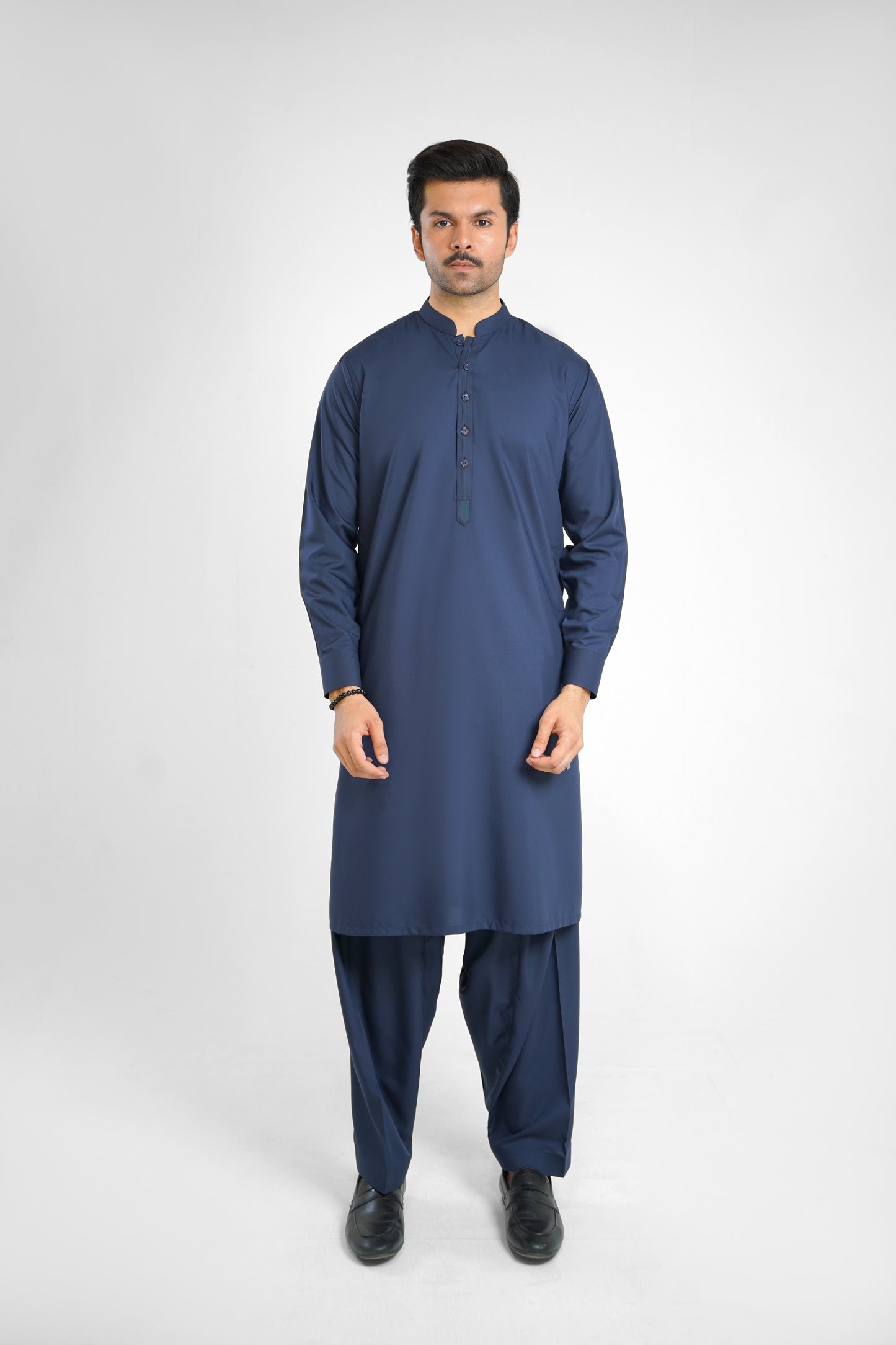 Men's W&W Blend Pickled Bluewood Shalwar Kameez - 112018