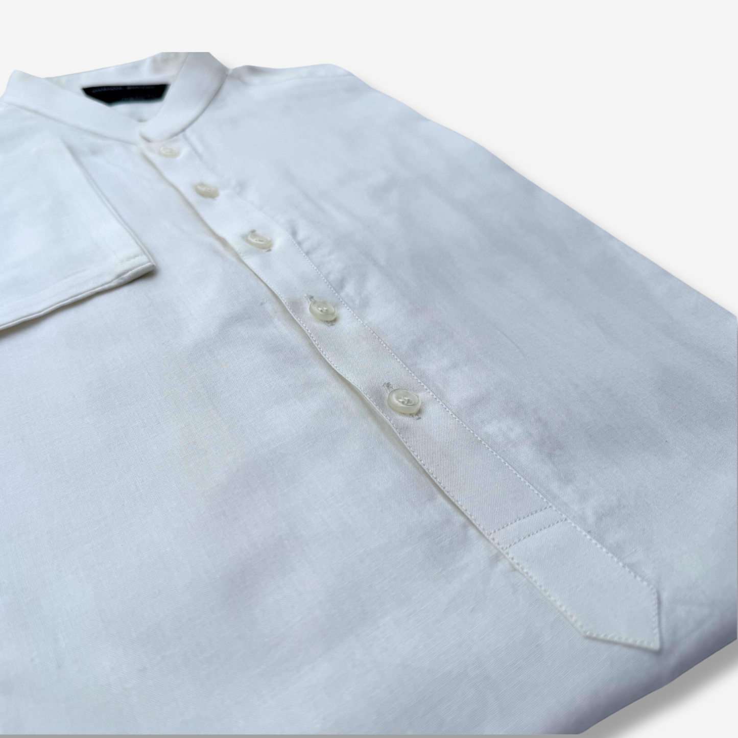 Men's White Cotton Shalwar Kameez - 111019