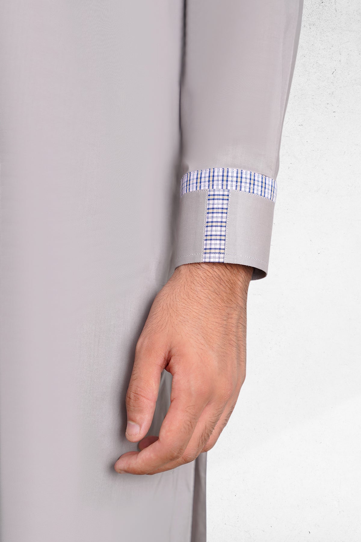 Men's Wisteria Gray Shalwar Kameez - 111026