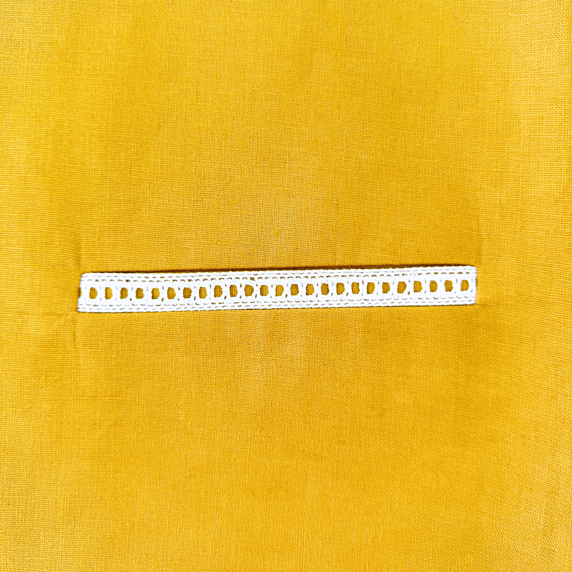 Men's Corn Yellow Irish Linen Waistcoat - 225001