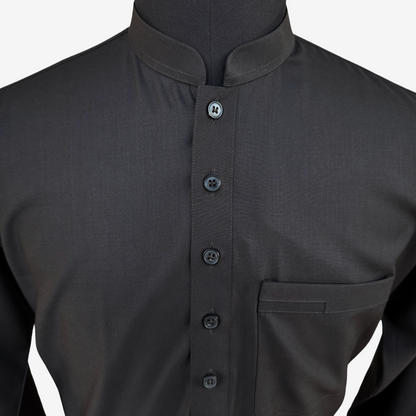 Men's Dark Brown TR Shalwar Kameez - 113011