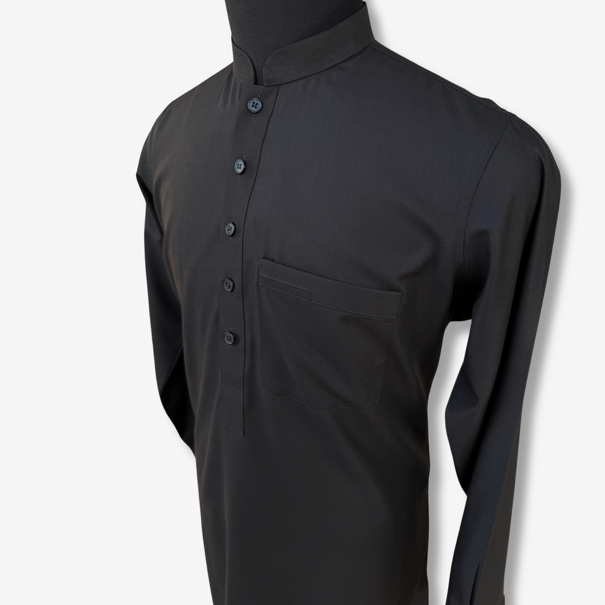 Men's Dark Brown TR Shalwar Kameez - 113011