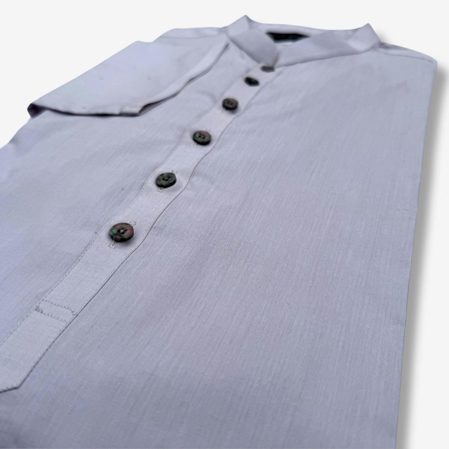 Men's Lavender Cotton Kurta - 551003
