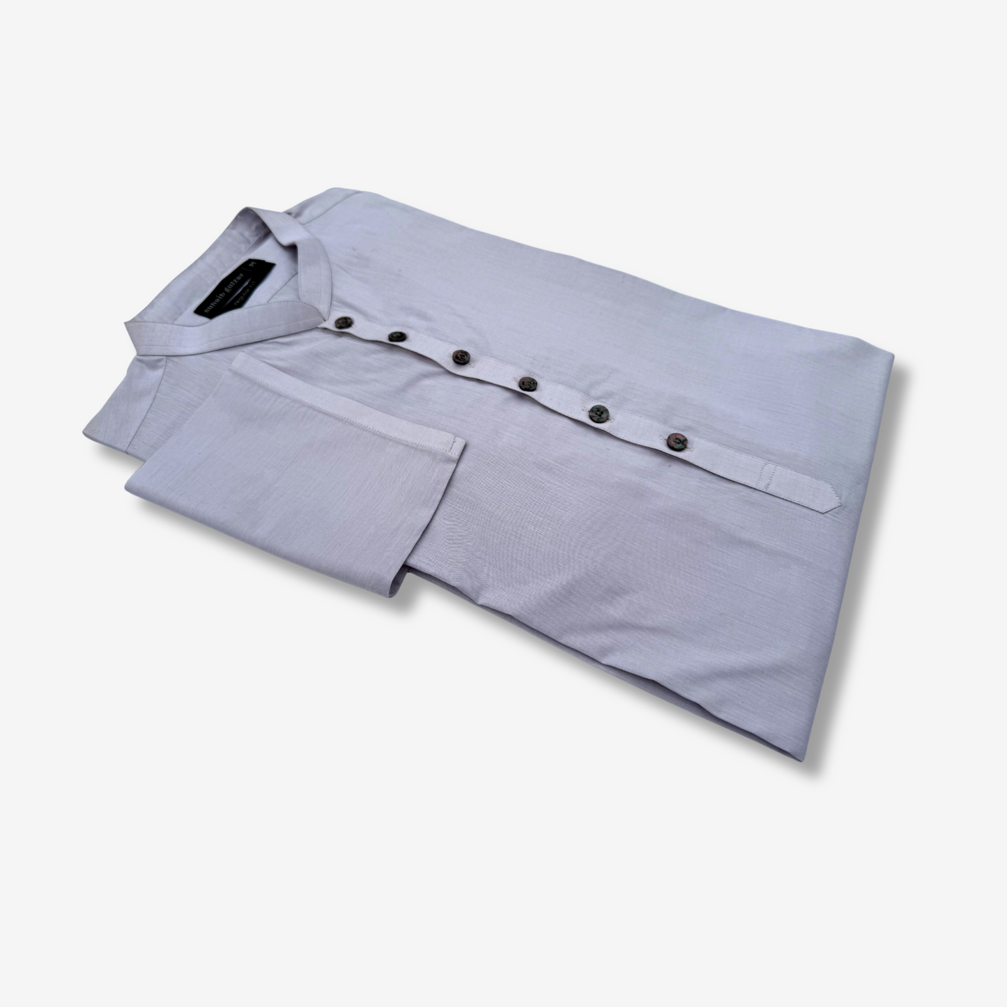 Men's Lavender Cotton Kurta - 551003