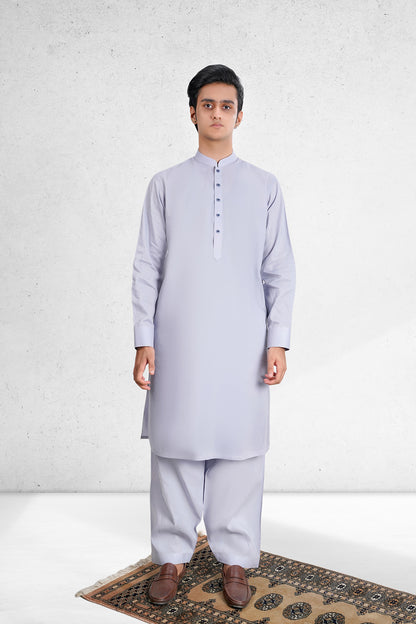 Men's Lavender Shalwar Kameez - 111031