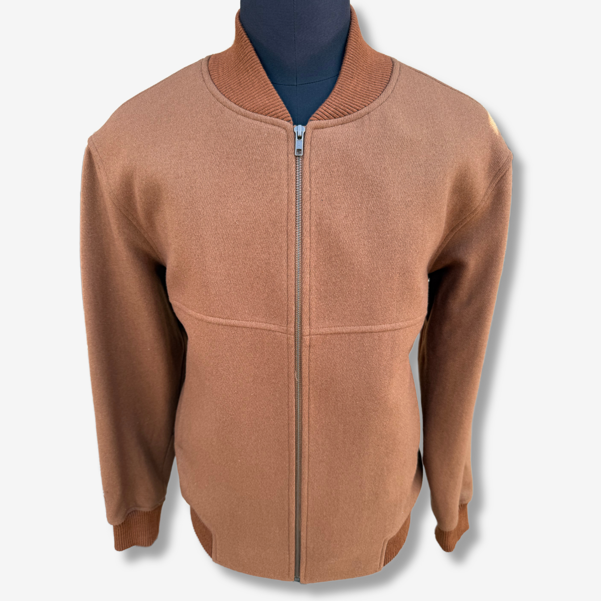 Men's Light Orange Bomber Jacket - 331008