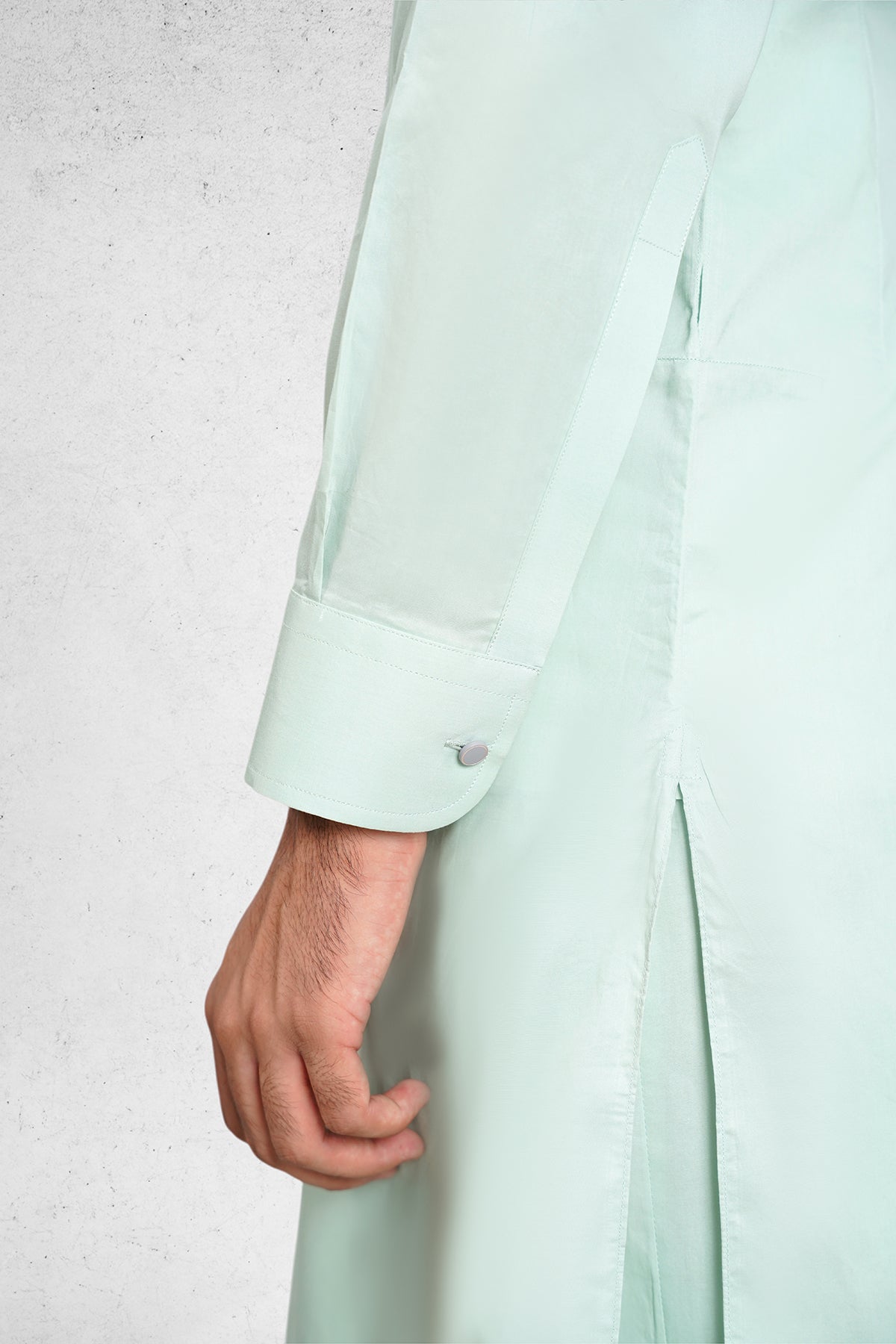 Men's Light Teal Shalwar Kameez - 111023