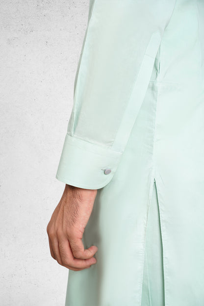 Men's Light Teal Shalwar Kameez - 111023