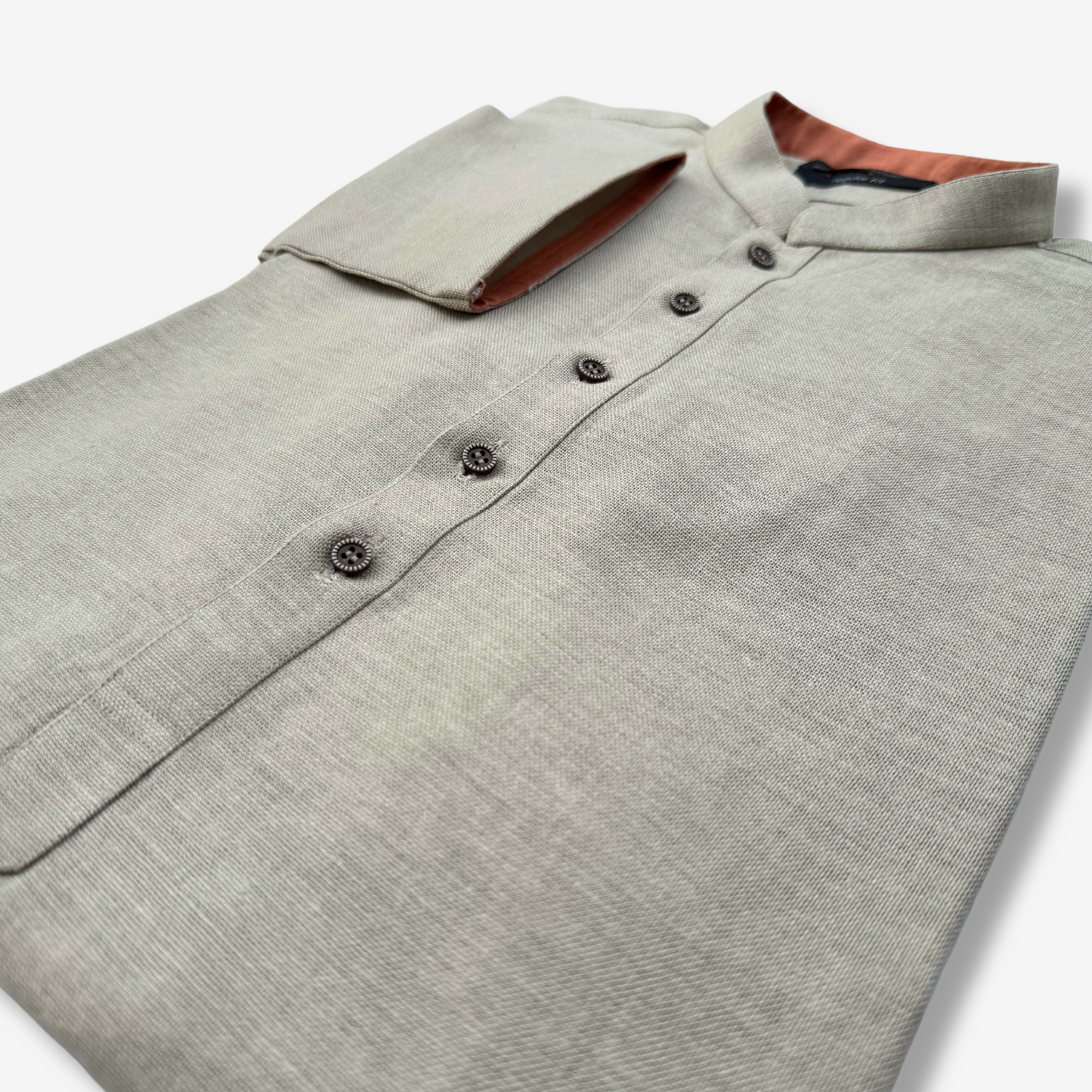 Men's Malibu Beige Irish Cotton Shalwar Kameez - 111017