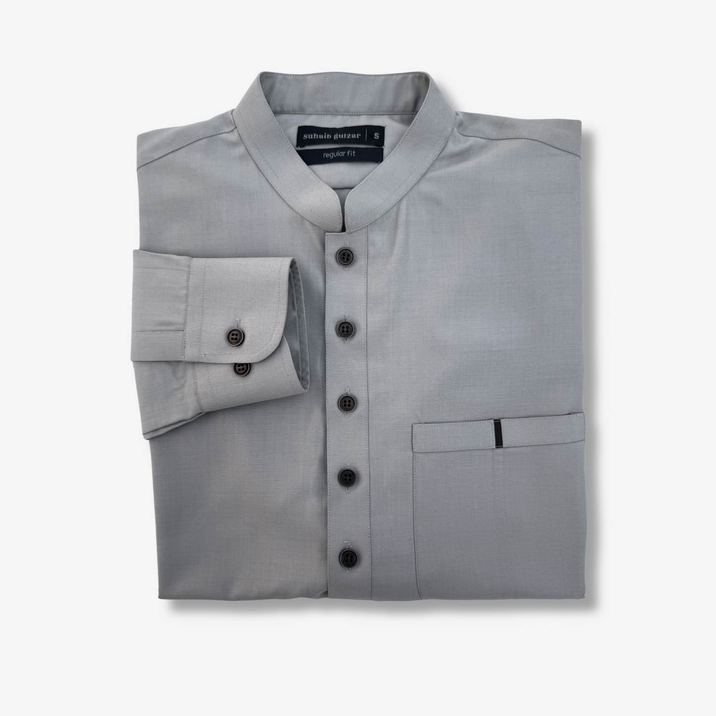Men's Pale Silver TR Shalwar Kameez - 113013