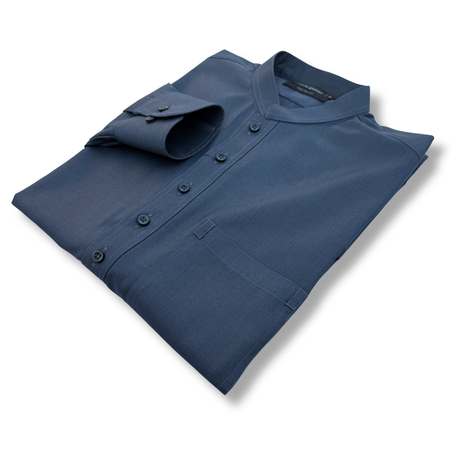 Men's Smoky Blue Shalwar Kameez - 113005