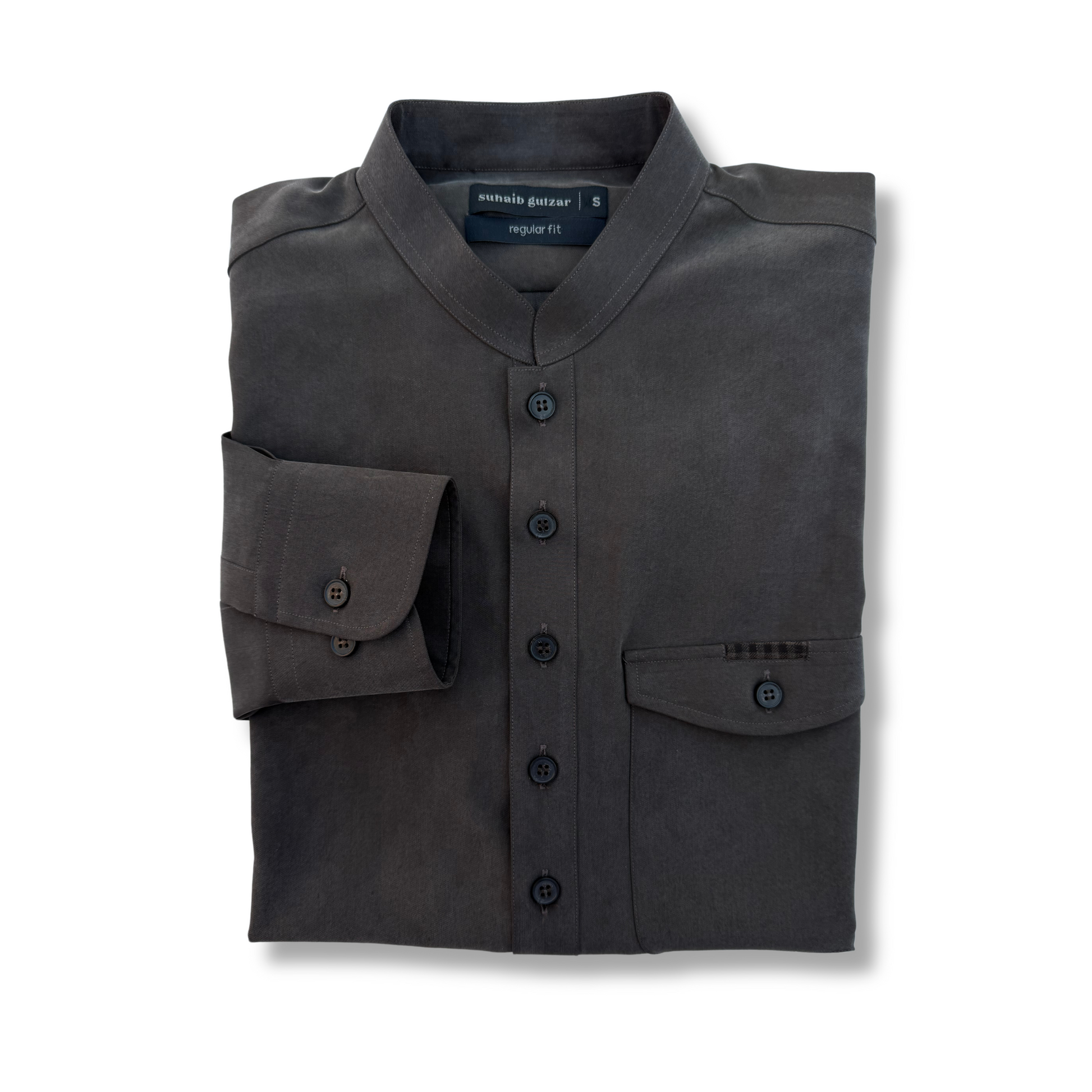 Men's Stone Wash Brown Shalwar Kameez - 113001