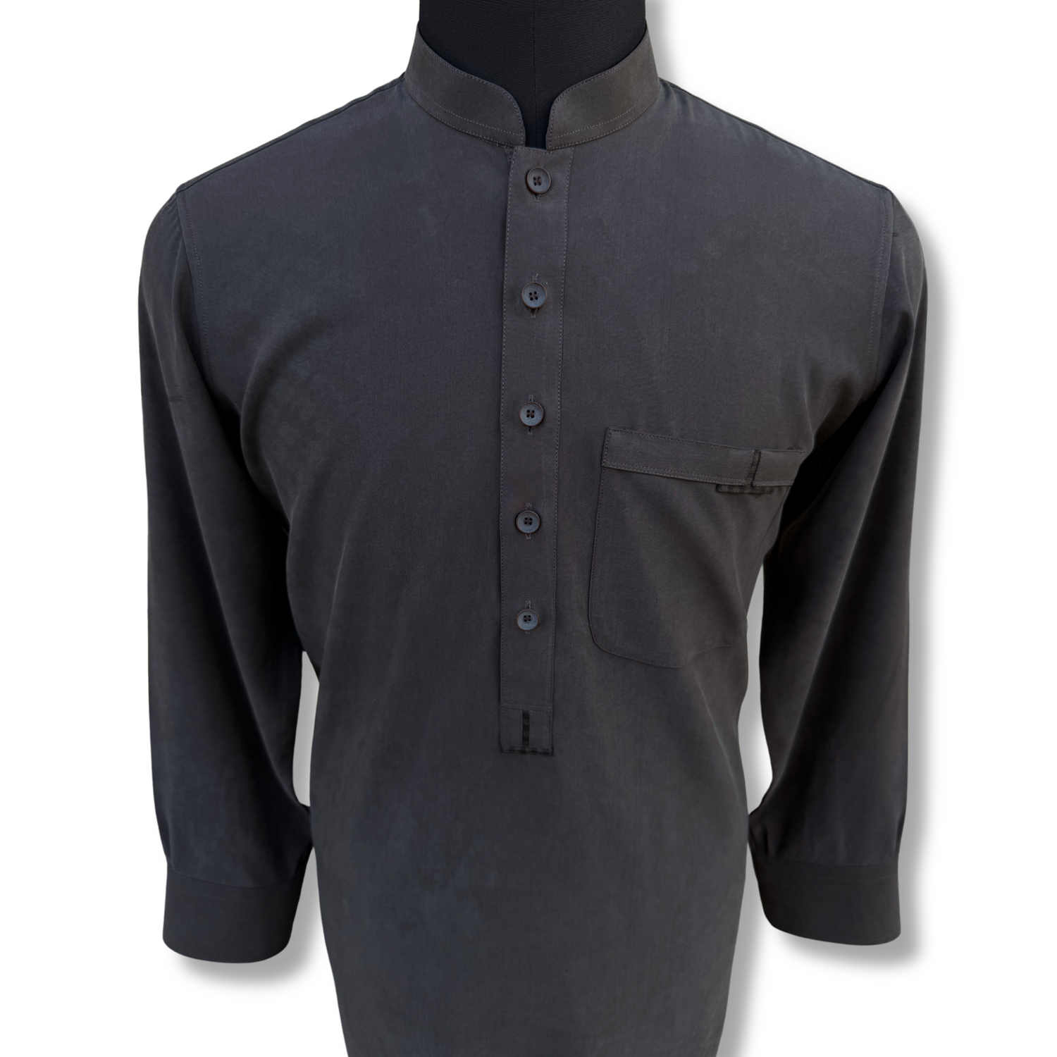 Men's Stone Wash Brown Shalwar Kameez - 113002