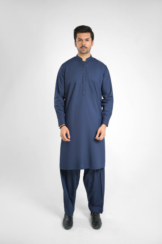 Men's W&W Blend Pickled Bluewood Shalwar Kameez - 112018