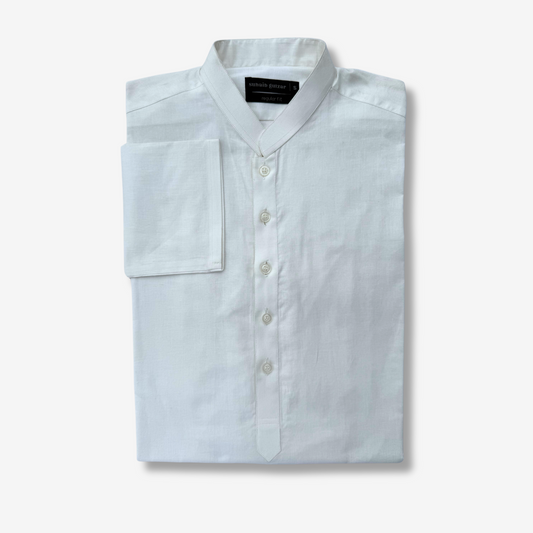Men's White Cotton Shalwar Kameez - 111019